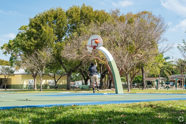 Wilbur B Bell Park offers basketball courts for West Perrine residents to enjoy.