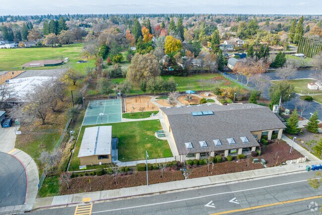 Play on the field at Claire's Montessori International Academy.