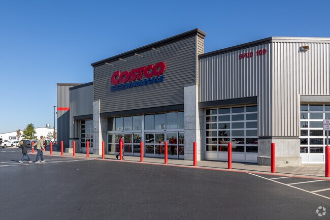 Find wholesale goods at Costco just around the corner from Bonnie Brae.