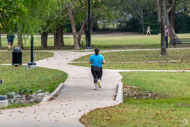 Lindale's Darden Harvest Park is a popular place to head for exercise.