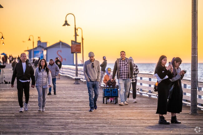 San Clemente Pier is a popular spot for walking, fishing and catching the sunset.