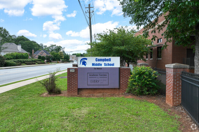 Campbell Middle School is equipped with facilities to support student learning and engagement.