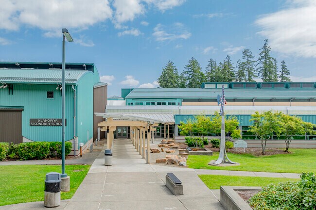 Klawhoya Secondary School has an overall Niche score of a B. It serves Fort William Symington.