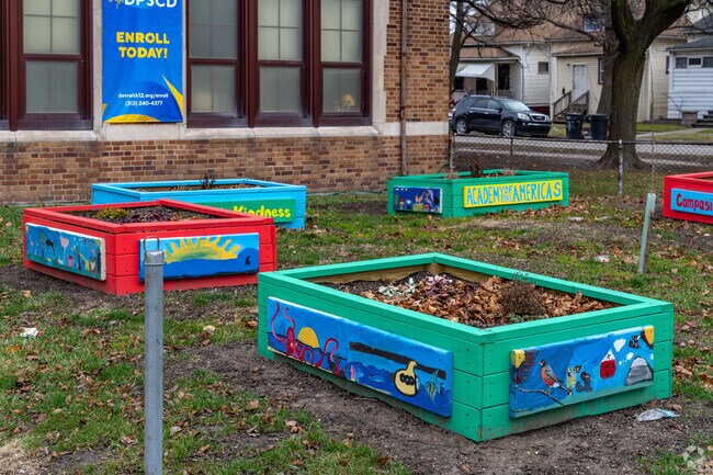 Academy of the Americas at Logan, Community Garden.