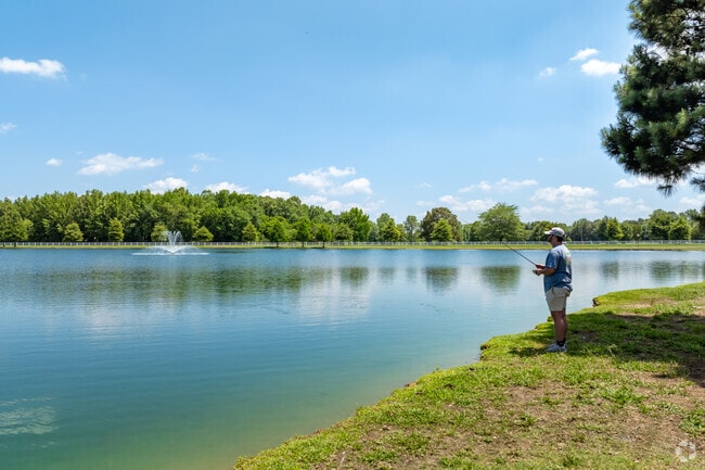 Fish are abundant in the ponds that surround Center Hill's residential areas.