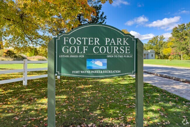 Foster Park near South Calhoun Place invites residents to enjoy a day of golf.