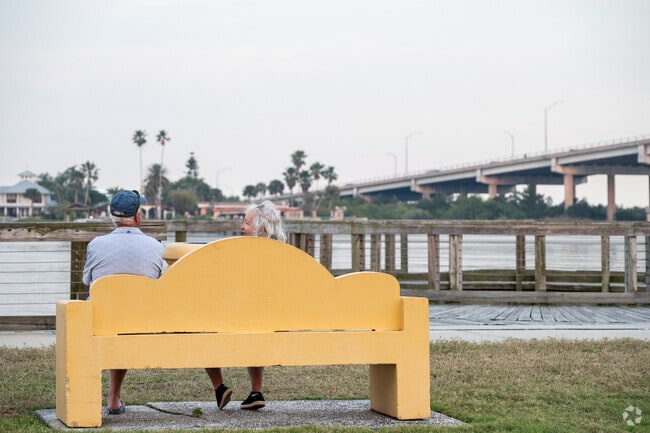 Residents of Southwest New Smyrna often stop and enjoy the views at the end of Canal Street.