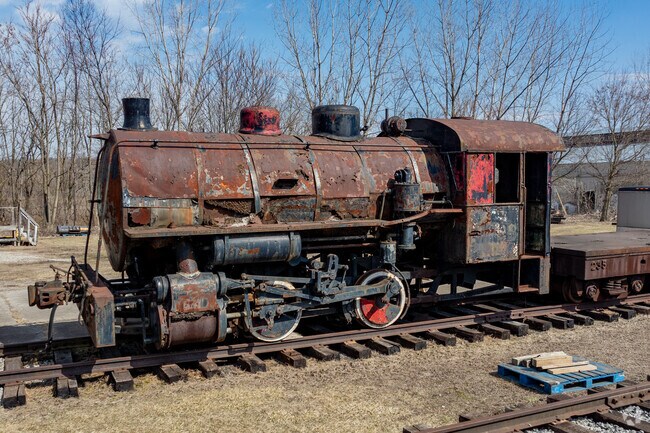 Several types of locomotives have historically passed through the Lower Gibson area.