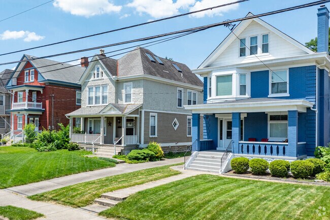 You will find that houses in Norwood that are not afraid to show bright and colorful exteriors.