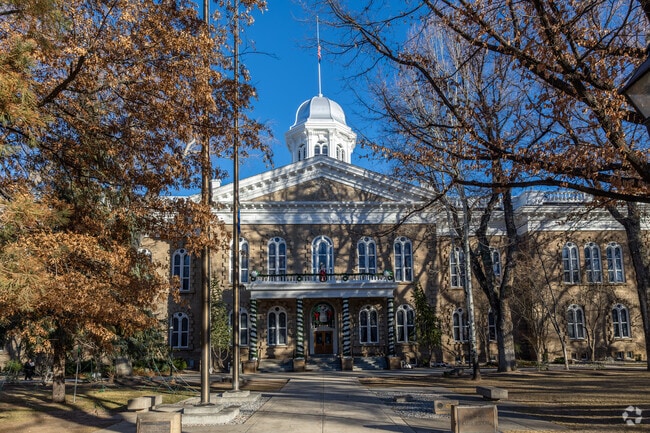 Nevada State Capitol building in Carson City highlights classic architecture and history.
