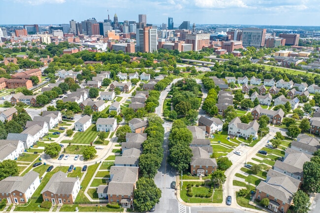 Heritage Crossing offers both single family homes and apartment options to those looking to live just outside Downtown Baltimore.