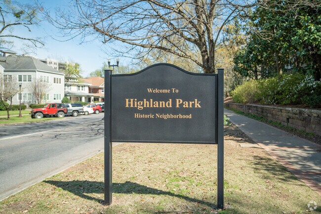 Enjoy the welcoming atmosphere of Highland Park.