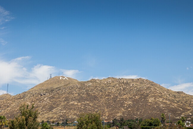 Box Springs Mountain with the letter “M” towers over the Edgemont neighborhood in Moreno Valley.