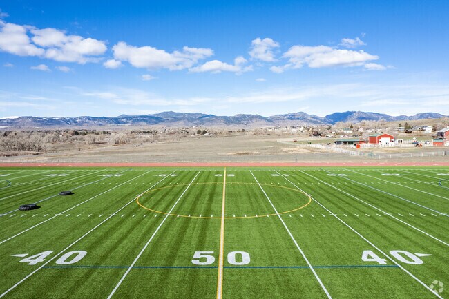 The Football Field at Ralston Valley High School in Arvada, Colorado.