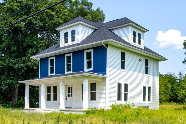 Classic four square colonial style homes are plentiful in Pittsgrove.