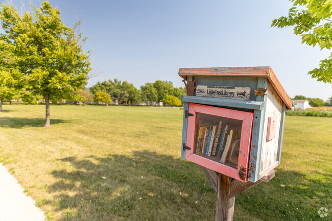 Little Free Libraries can be found around the Southpointe neighborhood.