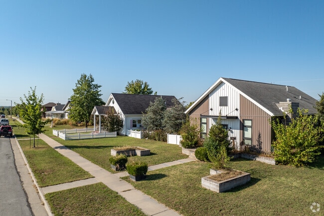 Several homes in Blendville South were built by the Extreme Home Makeover television show.