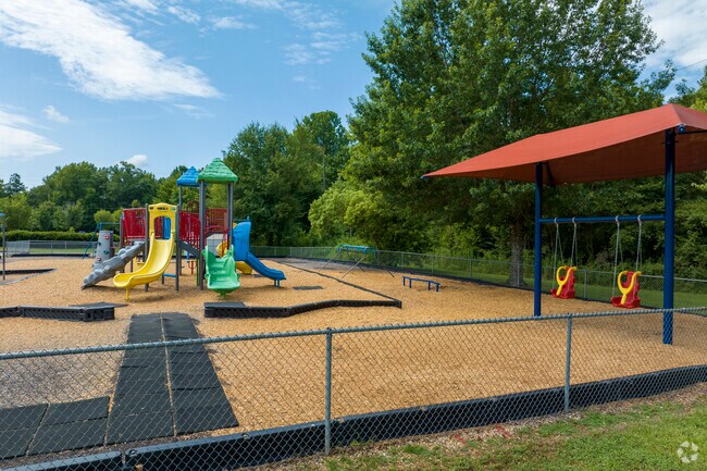 One of two playgrounds at Creekview Elementary.