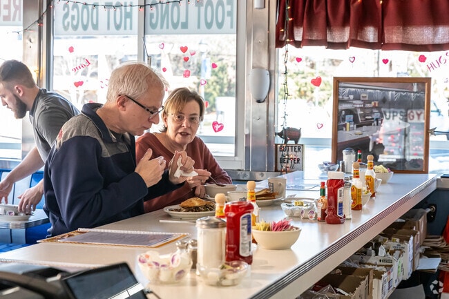 Step back to the1950's at Plainville's Main Street Diner.