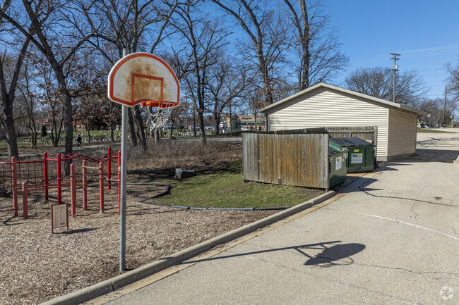 Sauk Trail Elementary School also has some modest sports areas outside.
