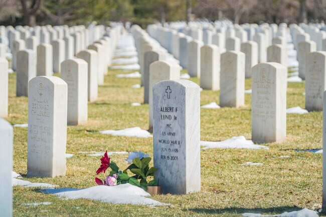 Fort Logan National Cemetery in Fort Logan, Denver, CO.
