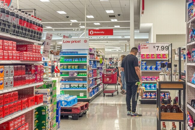 Target is where local Vinton Woods residents grab every day needs.