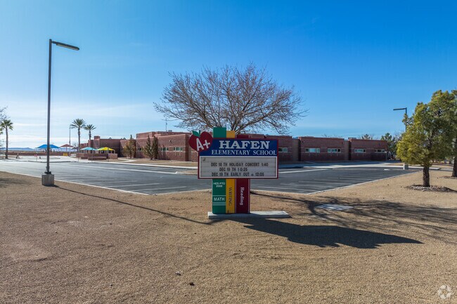 The student population of Hafen Elementary School is 440 and the school serves PK-5.