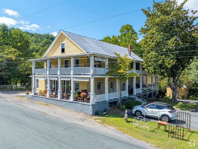 Covesville Store Antiques lies at the center of the neighborhood, and offers used wares.