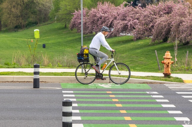 Waltherson and the surrounding area has dedicated bike lanes.