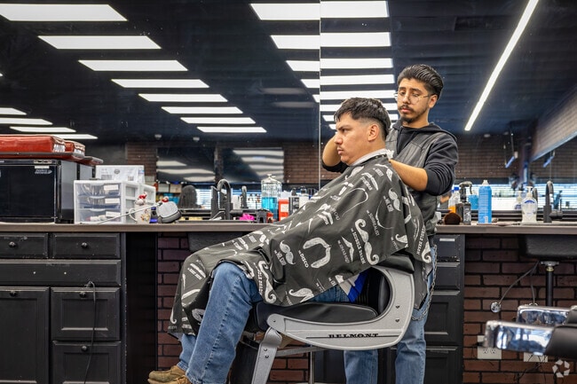 Find your unique style at the San Jacinto Barber Shop.