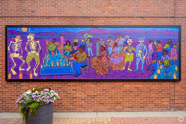 Downtown Longmont has some fun, artistic character to it.