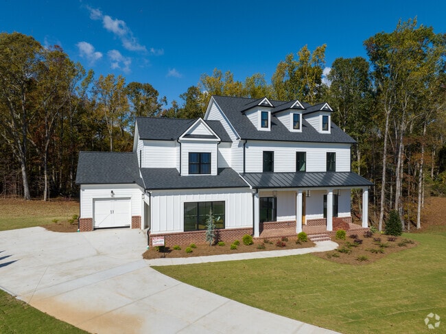 Modern farmhouse build in Lake Lanier area.
