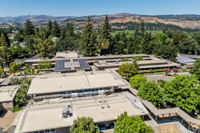 Robert Louis Stevenson Middle School is located in Napa County.