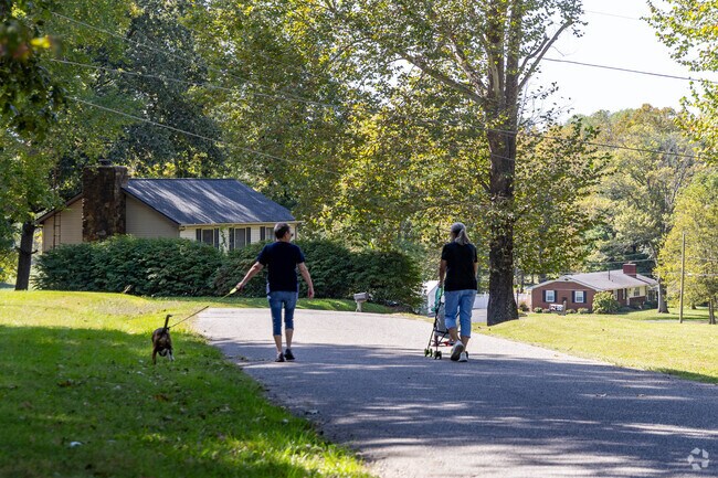 Maceo residents are commonly found taking a stroll throughout the neighborhood.