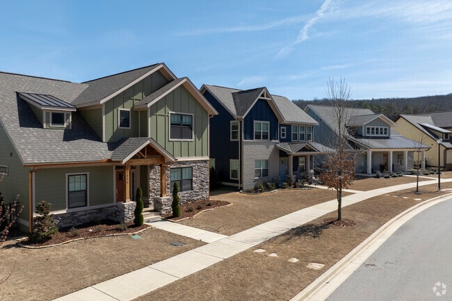 Newer construction homes in Ryland are mid price ranged and typically mid sized.