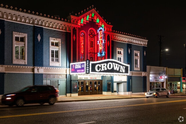 Watch a show at College Hill's Uptown Crown Theatre.