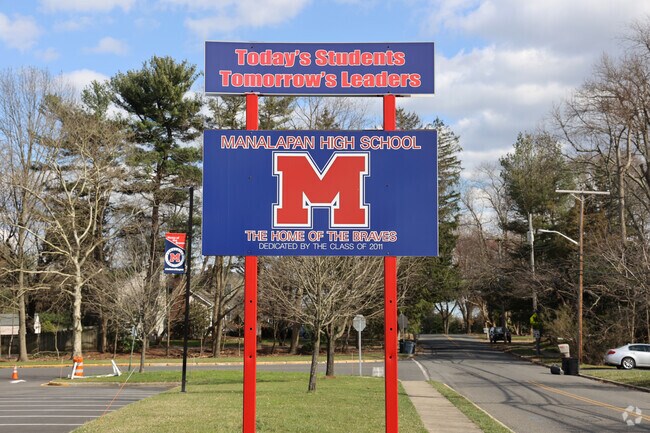 Over 1700 students attend Manalapan High School including those from Englishtown.
