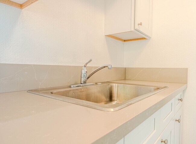 New sink and counter space