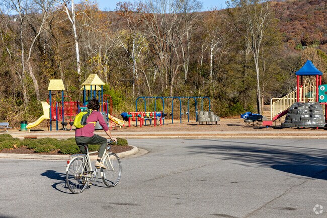 Bring your bike to Southside Park and take a ride down one of the trails next to the creek.