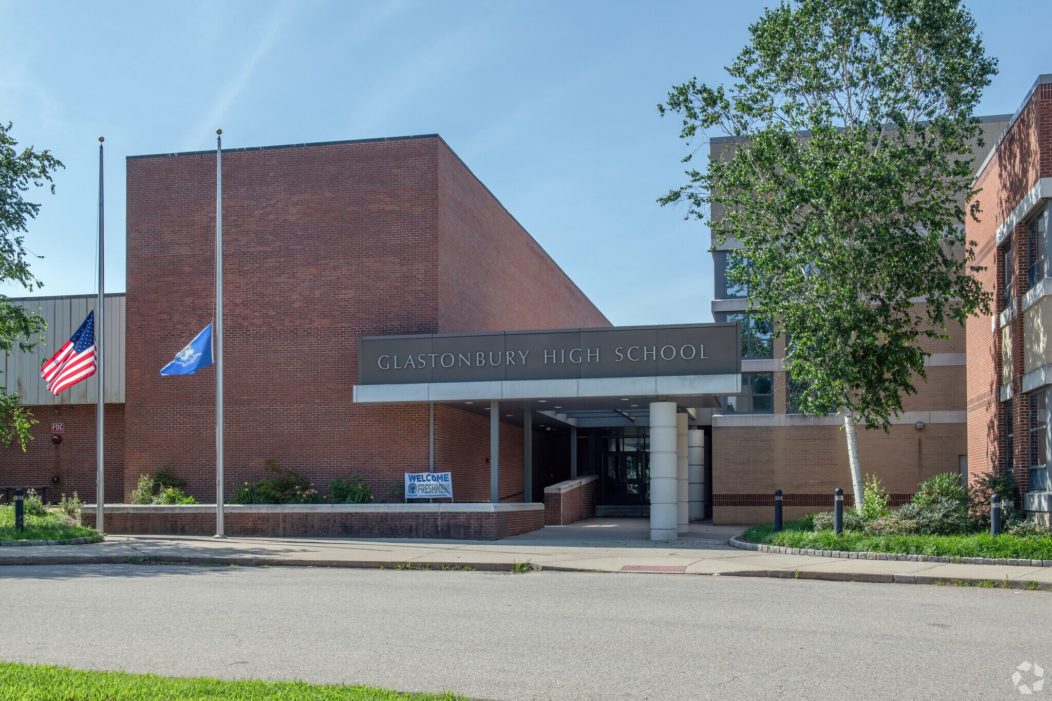 Glastonbury High School is rated the best in the Hartford area with an A+ from NICHE.