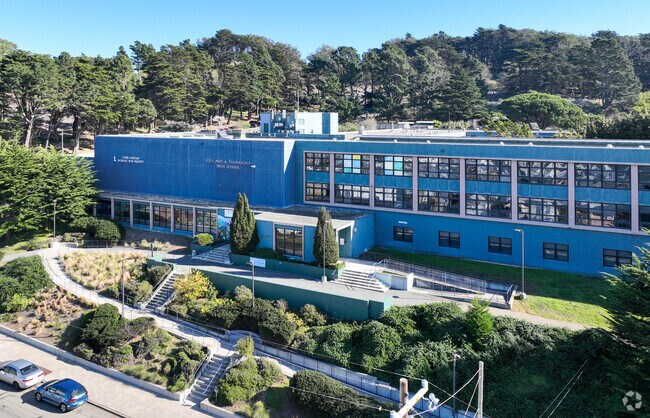City Arts And Tech High School has a wonderful campus for its students in San Francisco.