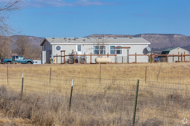 Most homes in Wineglass Acres are manufactured homes.