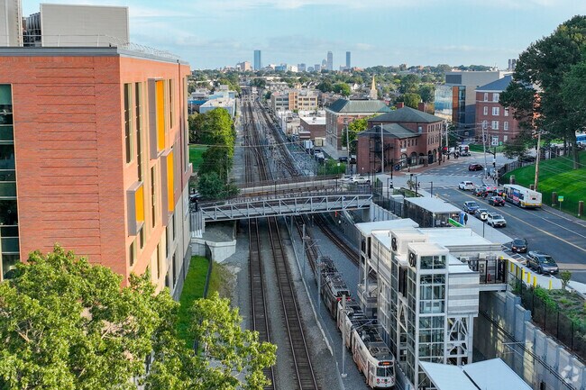 The Medford/Tufts subway station is also a close distance from Teele Square.