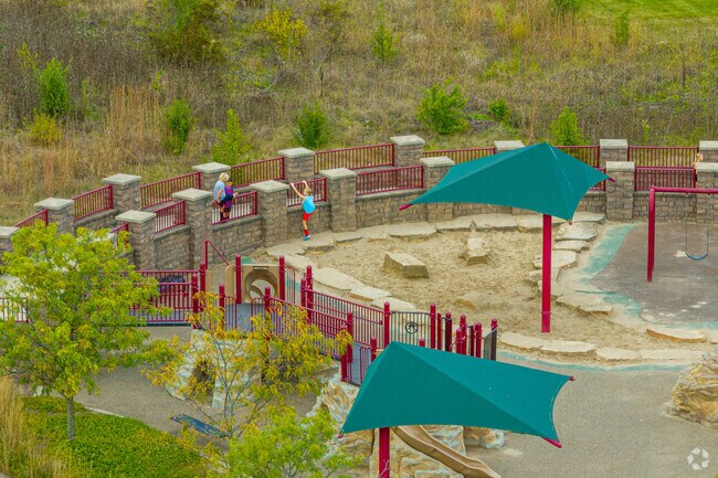 East Carmel children love the giant playground at Founders Park.