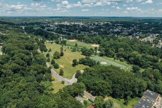 Goffle Brook Park is a 100 acre, 1.5 mile long stretch of playgrounds, ballfields, and greenery.
