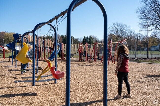 Kids can frolick on the playground at Richville Community Park.