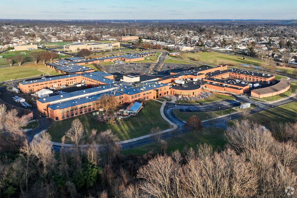 Bucks County Technical High School has a large campus.