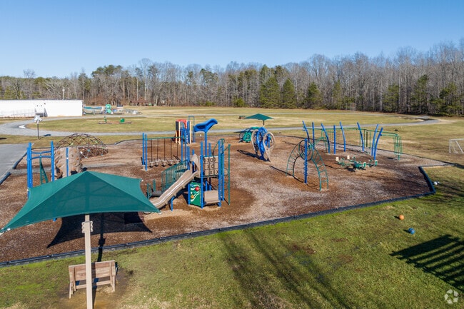 Piney Grove Elementary has an amazing playground for the students.