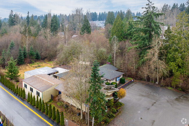 The Clearwater School is located within the Thrasher's Corner-Red Hawk neighborhood of Bothell.