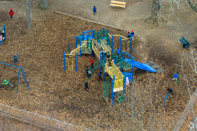 Roxbury School has a fun playground for students.